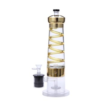 Electric Lava lamp bong Gold